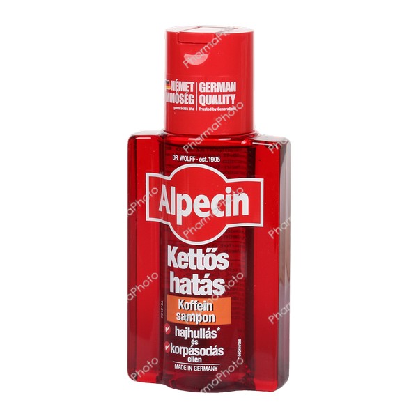Alpecin sampon Doppel Effekt (kettős hatás) 200ml