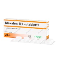 Teva-Mexalen 500 mg tabletta (Régi név:Mexalen tab 20x